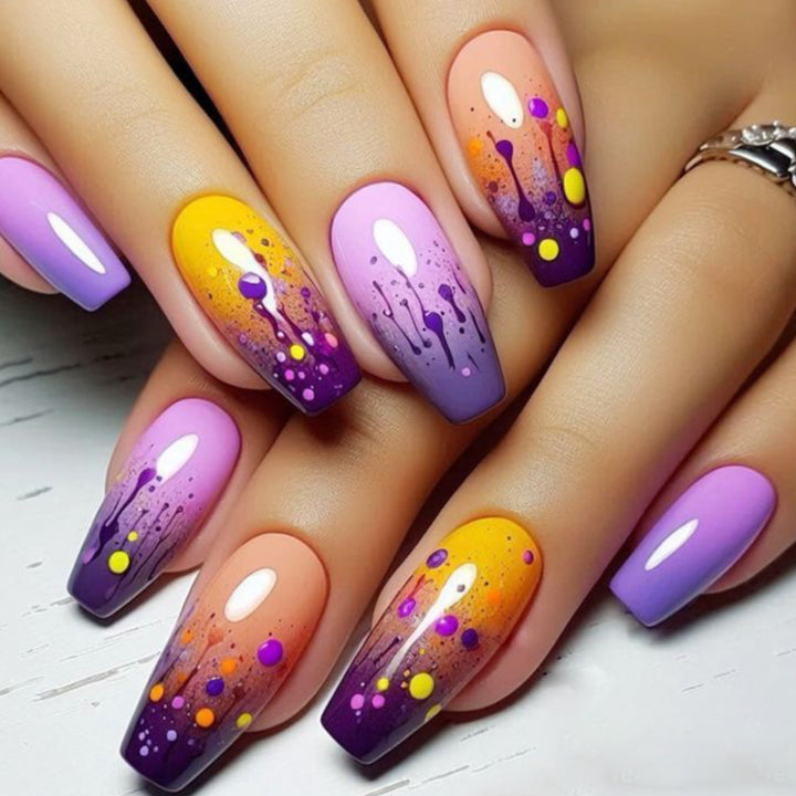Artistic Gradient Nail Extensions Kalsten