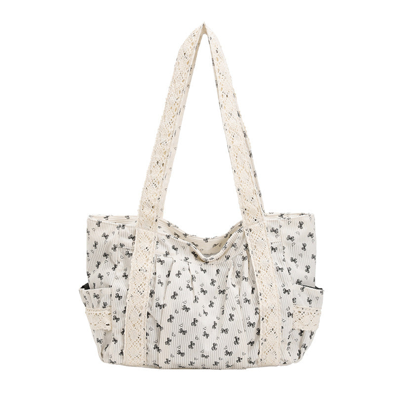 WoElegant Floral Print Tote Bag Kalsten