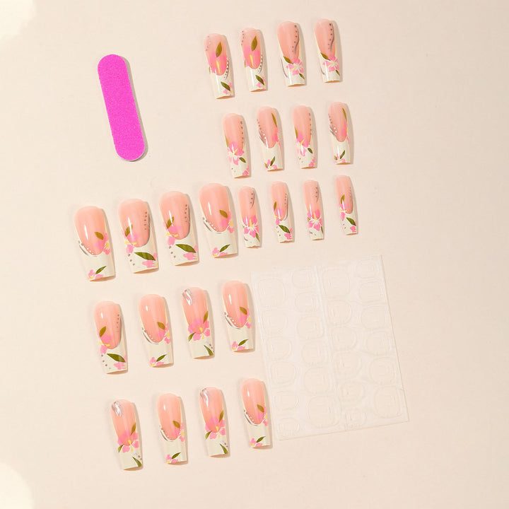 Floral Effect Nail Art Extensions Kalsten