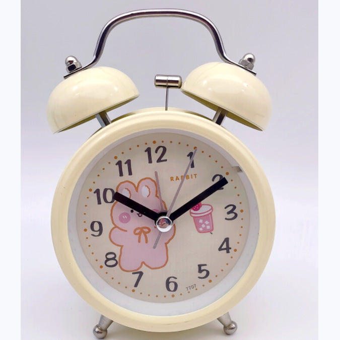 Nostalgic children's alarm clock with cheerful animal motif Kalsten