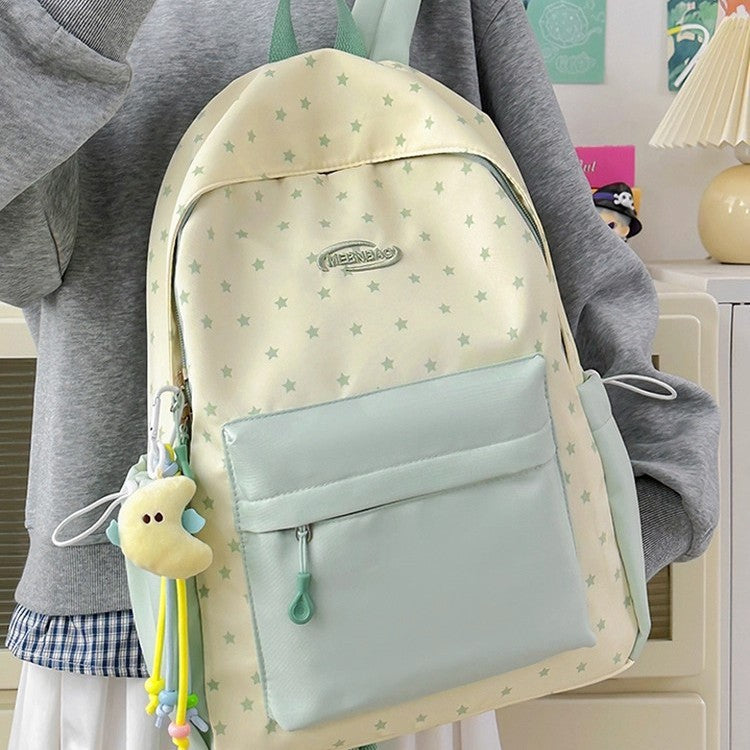 Playful Star-Patterned Daypack