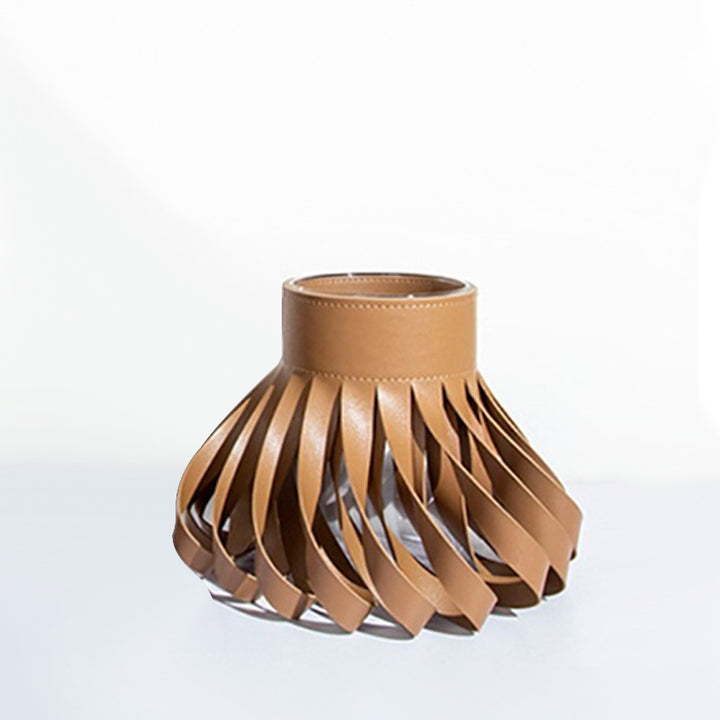 Artistic Leather Decorative Vase