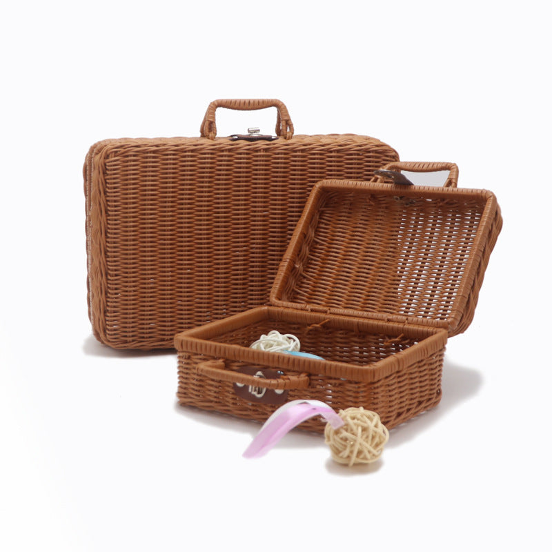 Handcrafted Woven Picnic Basket Kalsten 1787892945