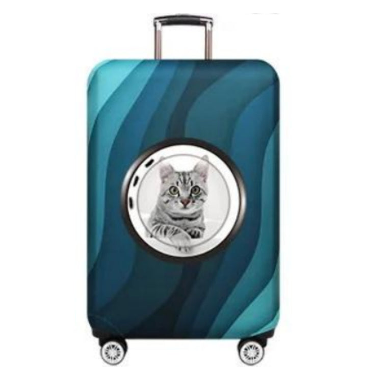 Women's Hard Shell Suitcase with Creative Animal Design Kalsten