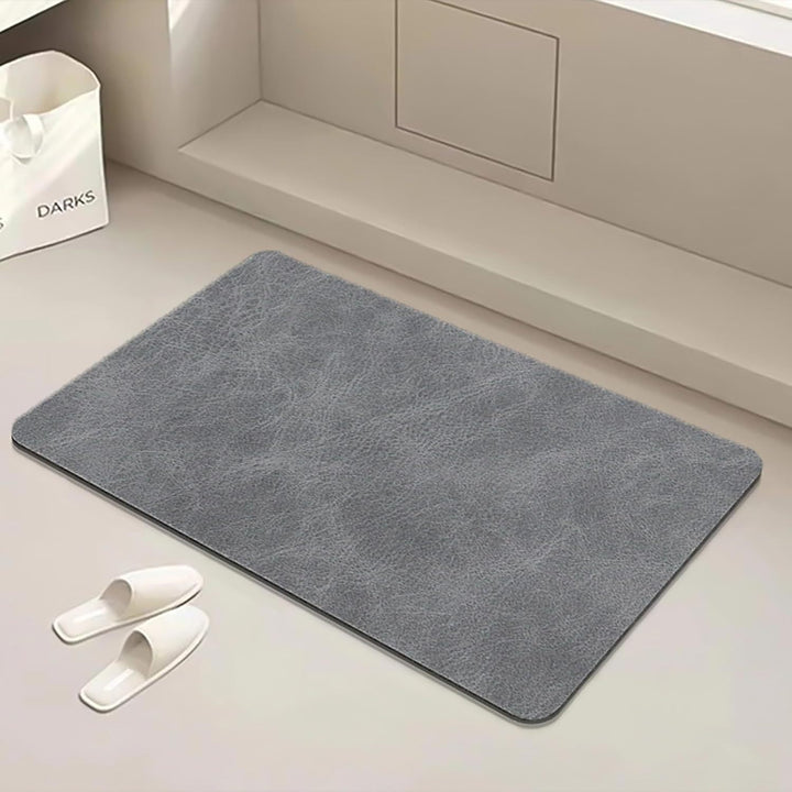 Modern Textured Bath Mat Kalsten