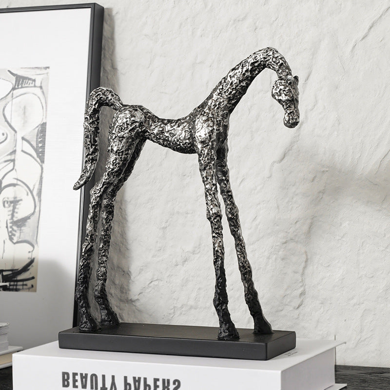 Sculptural Decorative Horse Figurine