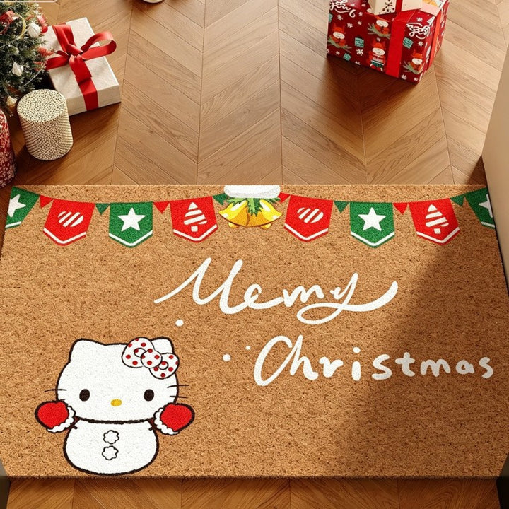 Whimsical Holiday Themed Doormat Kalsten