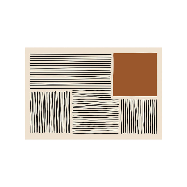 Geometric Patterned Bath Mat Kalsten
