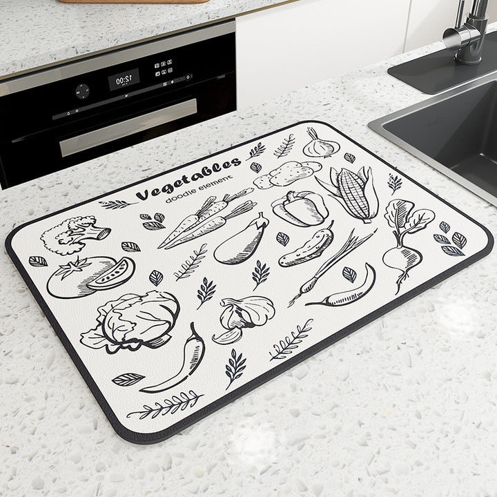 Decorative Kitchen Sink Mat Kalsten
