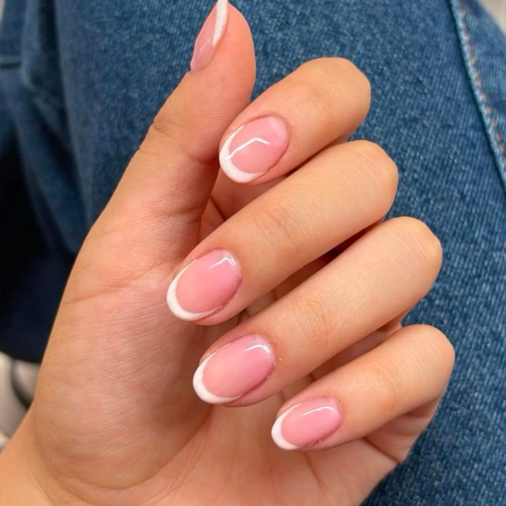Floral Design Stiletto Press-On Nails