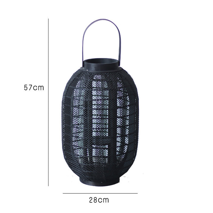 Decorative metal lantern with handle Kalsten