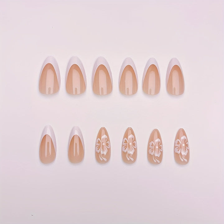 Stylish Floral Accent Nail Art Kalsten