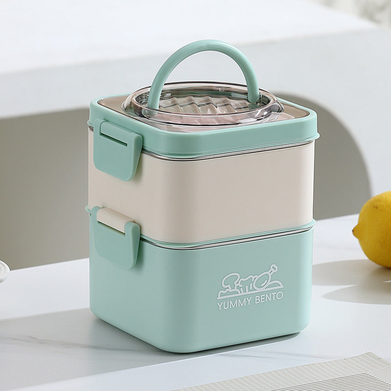 Portable Multi-Compartment Lunch Carrier