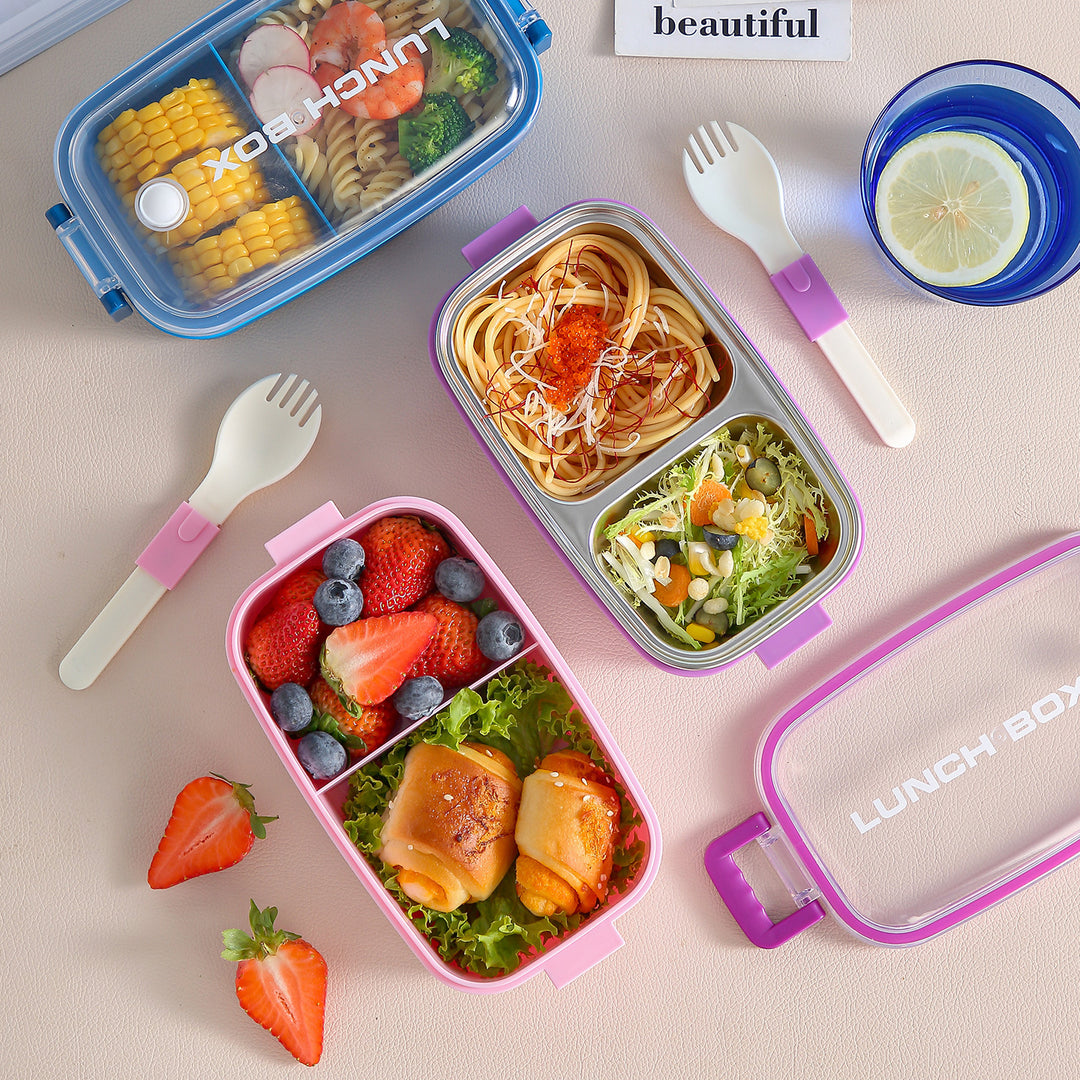 Multi-Compartment Stainless Steel Meal Prep Container