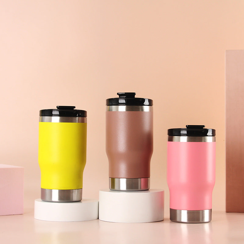 Women Insulated Travel Mug with Non-Slip Silicone Ring Kalsten