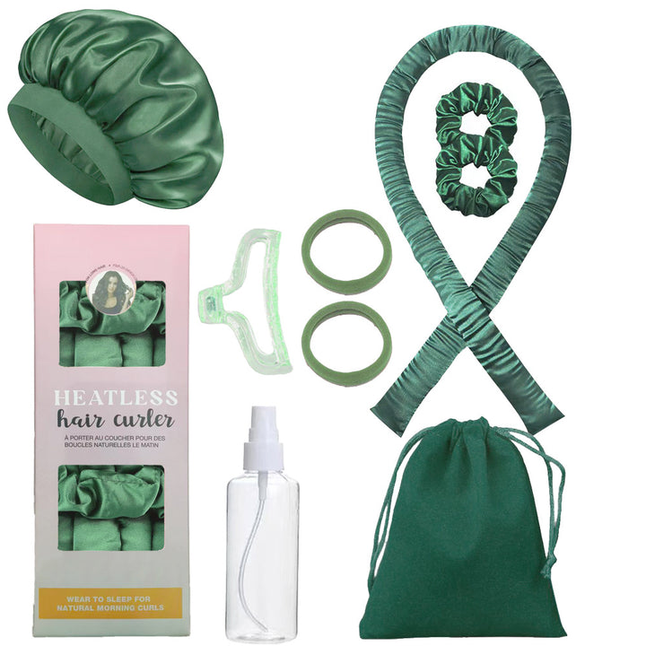 Heatless Curling Set with Headband and Accessories