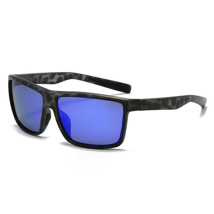 Men's sporty sunglasses with highly reflective lenses and elastic frame Kalsten