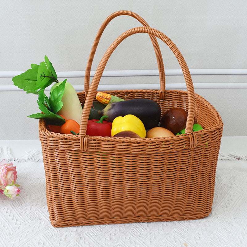 Woven Rattan Storage Basket Kalsten
