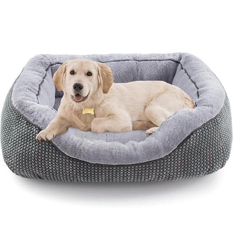 Plush Cuddler Dog Bed