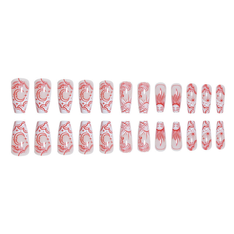 Artistic Long Press-On Nail Extensions Kalsten 1787913911