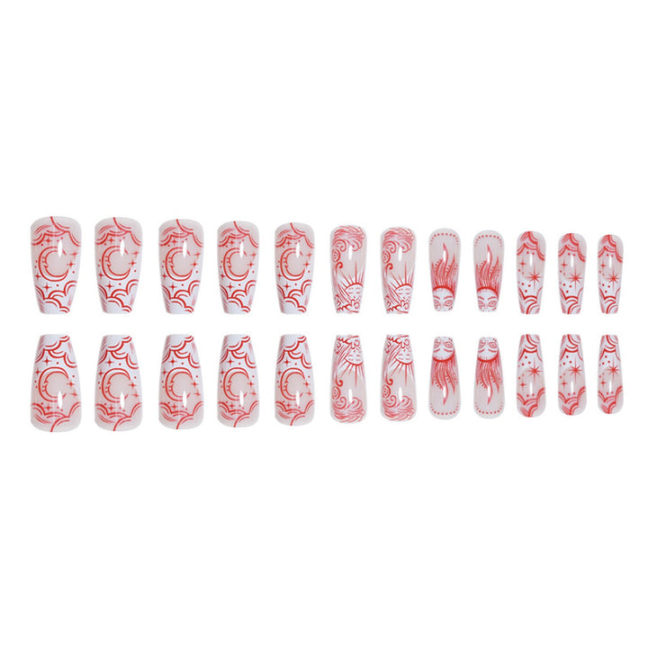 Artistic Long Press-On Nail Extensions Kalsten 1787913911