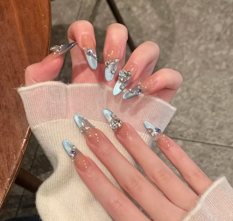 Elegant Glossy Gel Nail Extensions