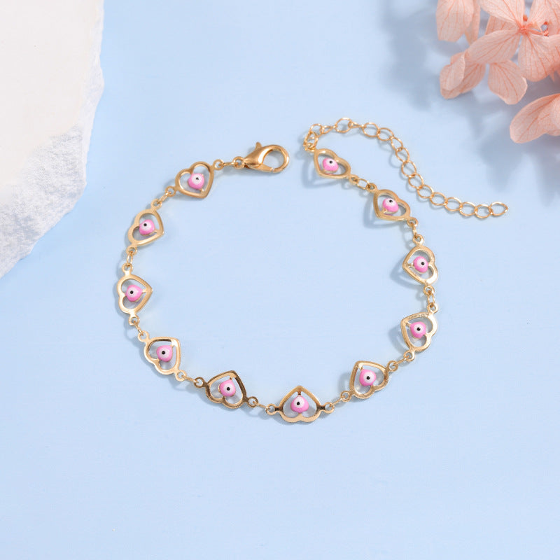 Heart-Shaped Beaded Bracelet Kalsten