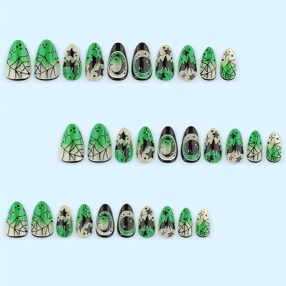 Creative Halloween Design Fake Nails Kalsten