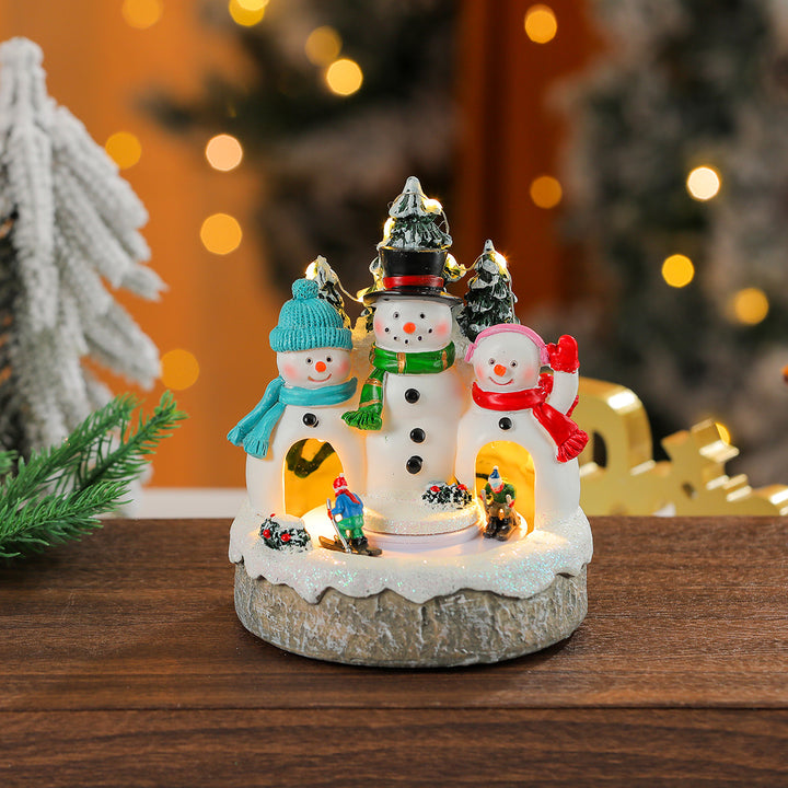 LED Illuminated Snowman Figurine Kalsten