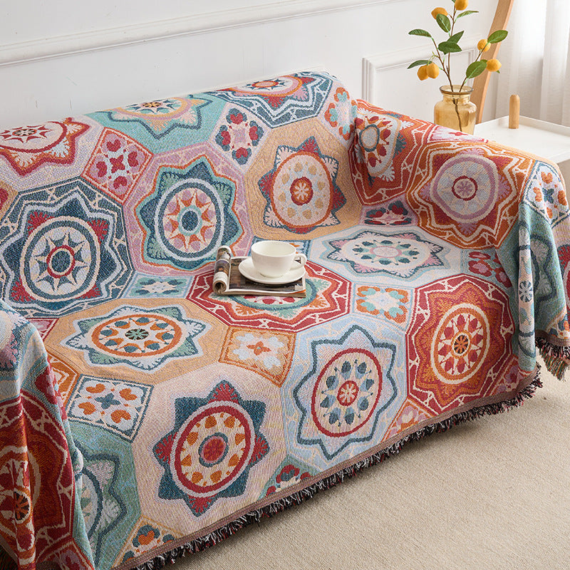 Artistic Patterned Throw Blanket