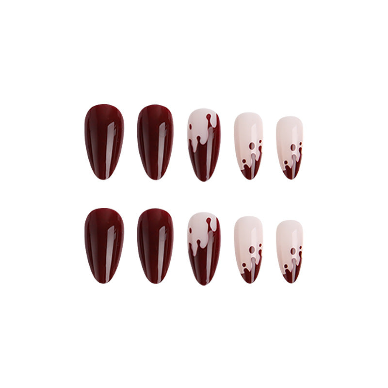 Artful Nail Tips with Drop Design Kalsten