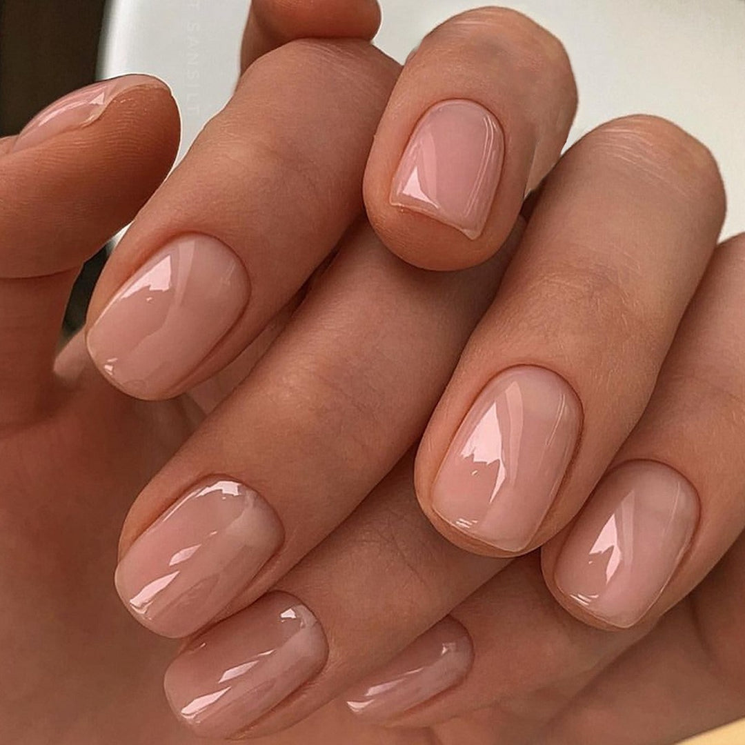 Elegant Glossy Square Nail Set Kalsten