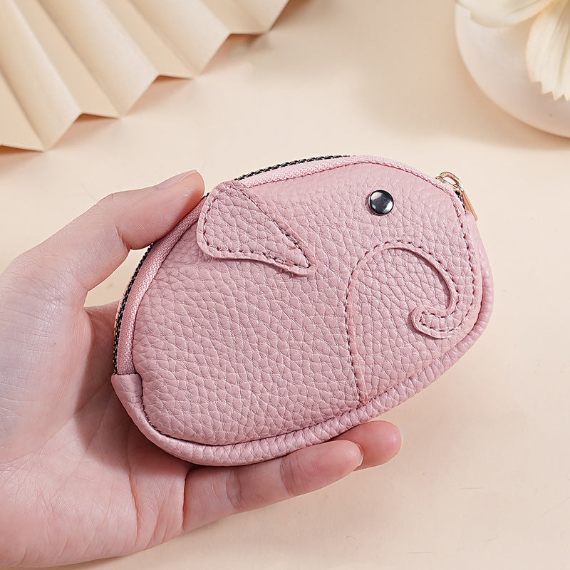 Cute Elephant-Shaped Coin Purse