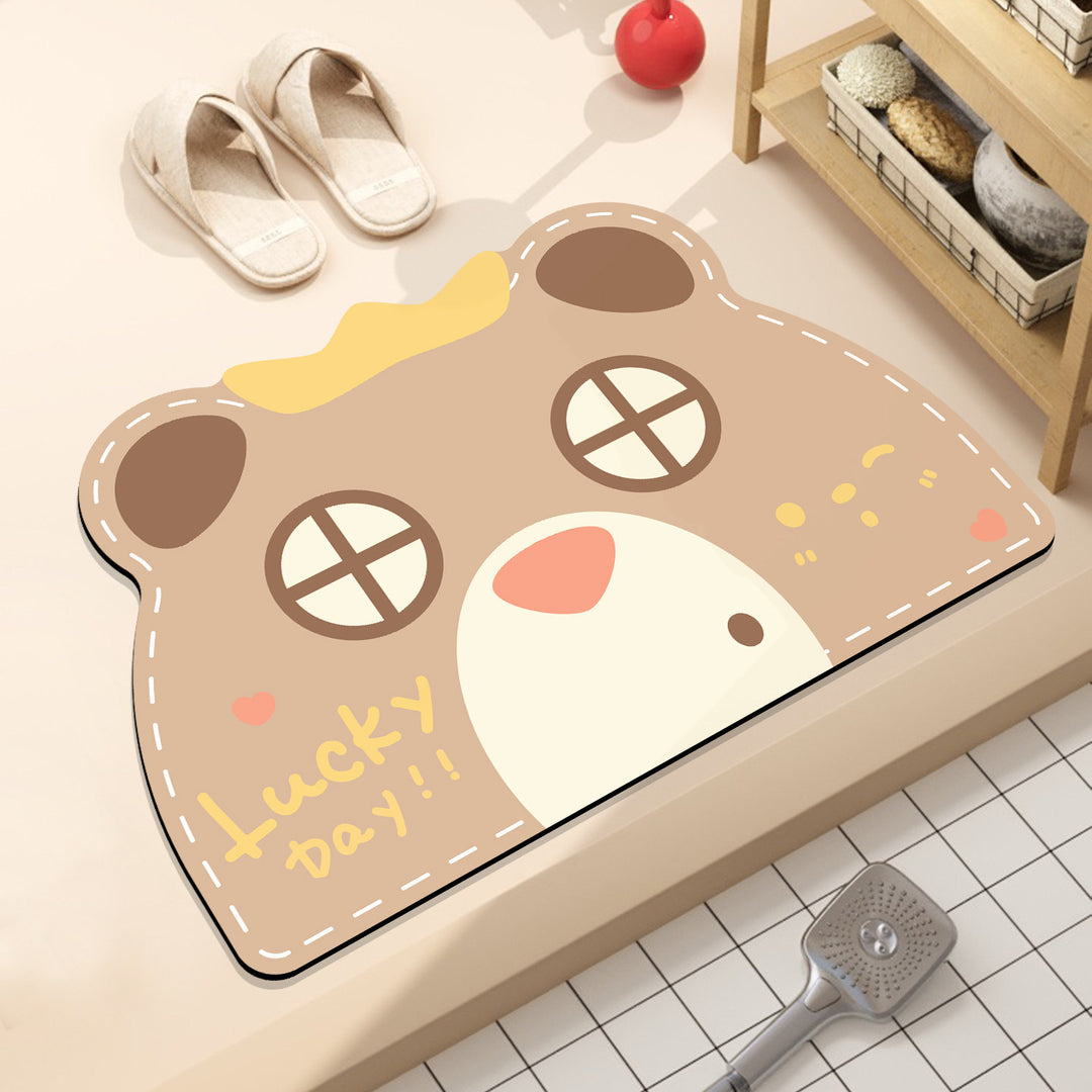 Fun Hamburger-Themed Bath Mat Kalsten