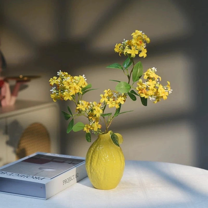 Scandinavian Lemon Vase Ornament