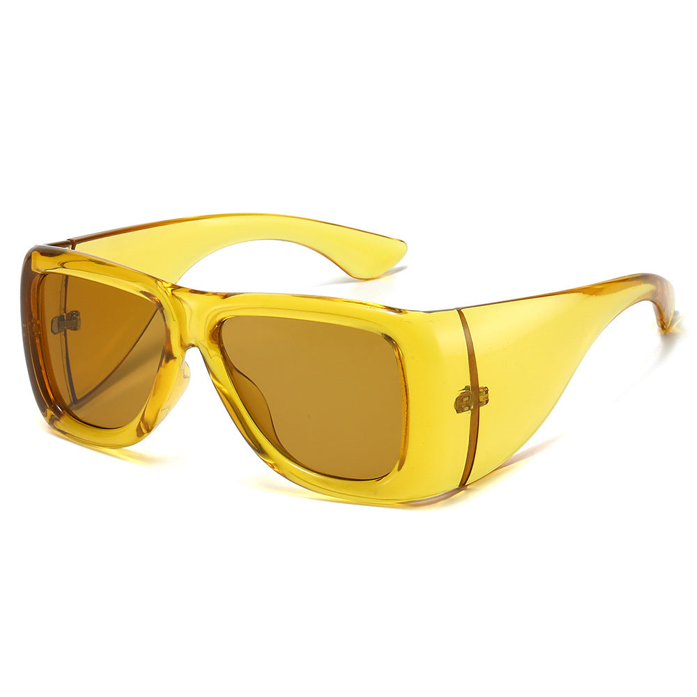 Oversized Fashion-Driven Shield Sunglasses Kalsten