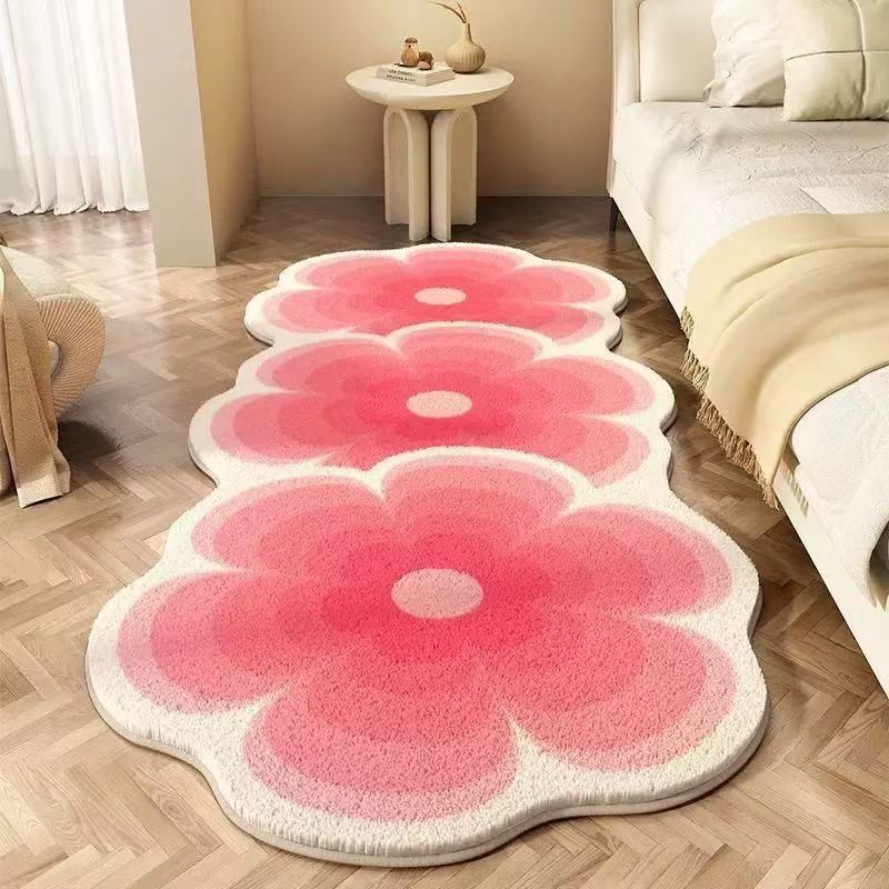 Floral Pattern Runner Rug