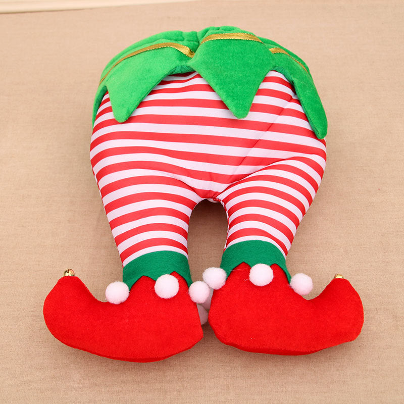 Decorative Santa Leg Pillow Kalsten