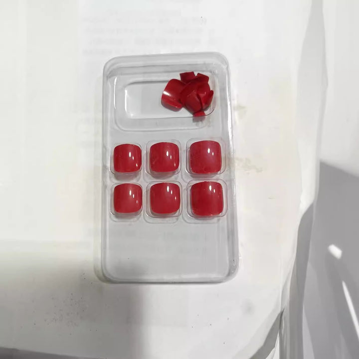 Premium Smooth Square Press-On Nail Set Kalsten