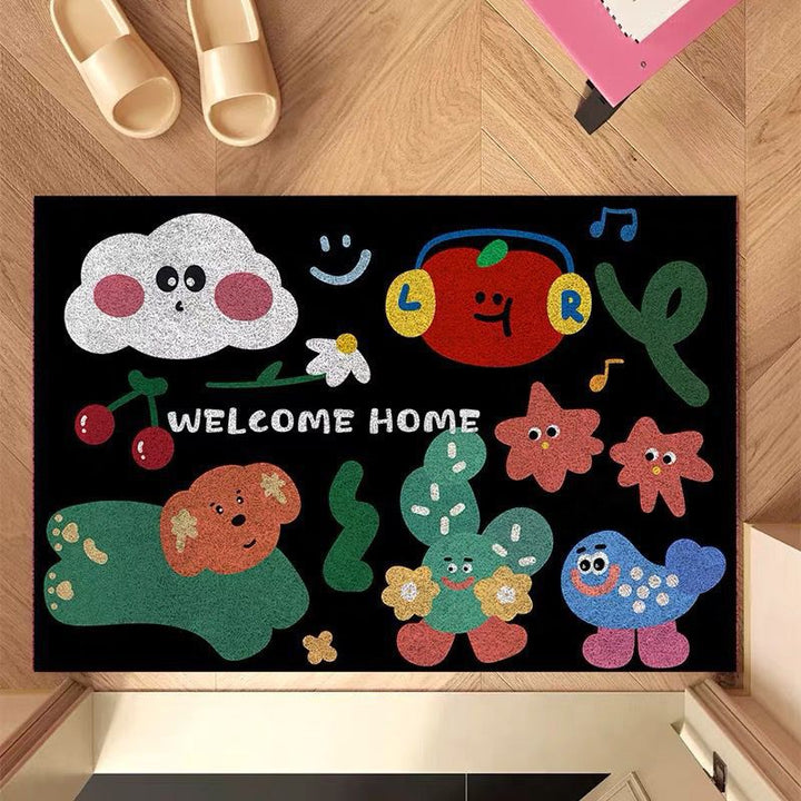Fun Cartoon-Themed Welcome Mat Kalsten