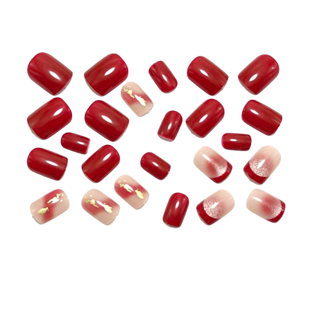 Artificial nails with glamorous glitter accents Kalsten
