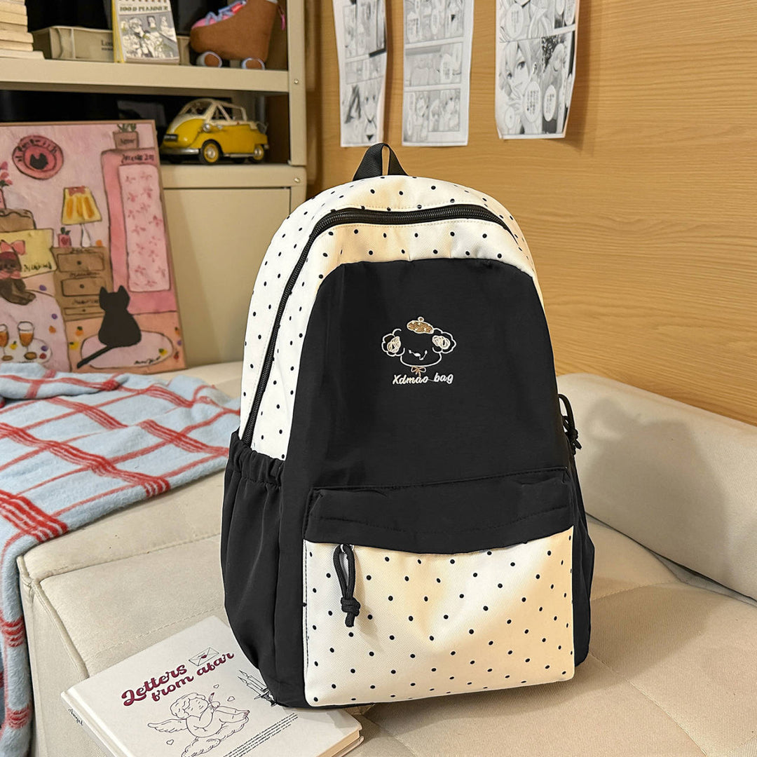 Playful Polka Dot Backpack Kalsten