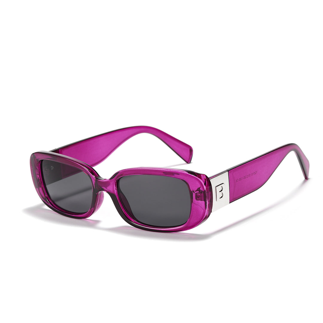 Women trendy sunglasses with fashionable clear frame and UV protection Kalsten