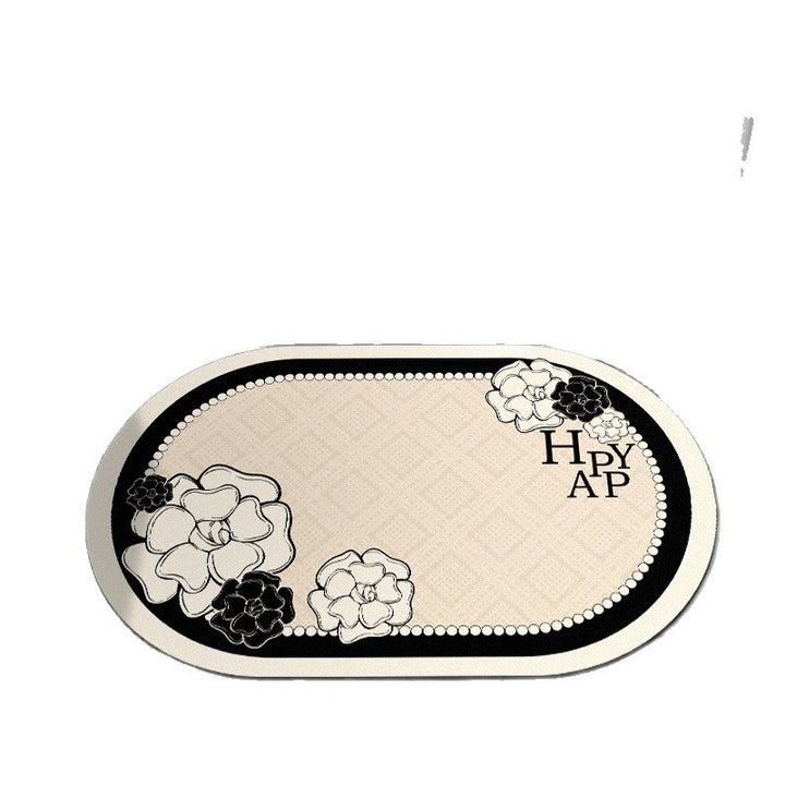 Decorative Floral Entryway Mat Kalsten