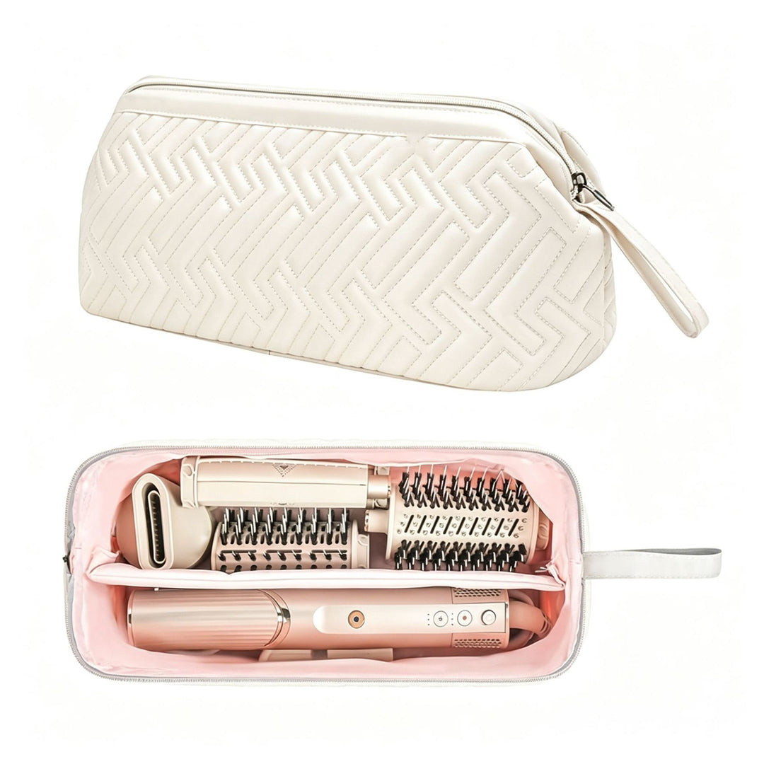 Cosmetic Organizer Bag with Elegant Quilting Kalsten