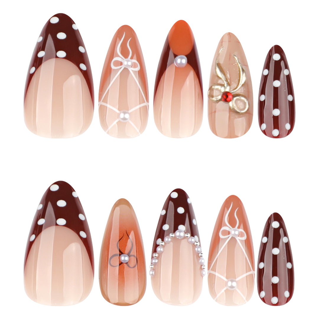 Artful stiletto nails in elegant design Kalsten