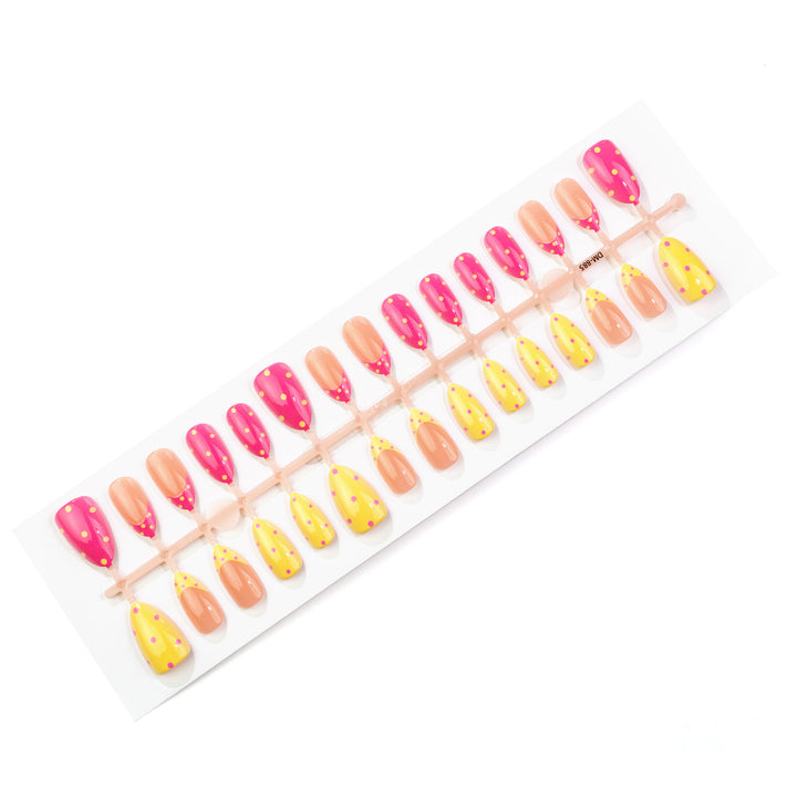 Artistic French Tip Press-On Nails Kalsten