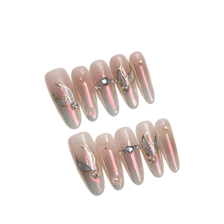 Elegant Stiletto Press-On Nail Enhancements Kalsten