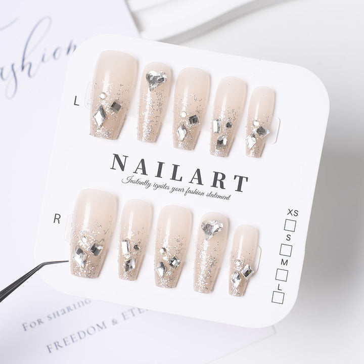 Decorative 3D Butterfly Press-On Nails Kalsten