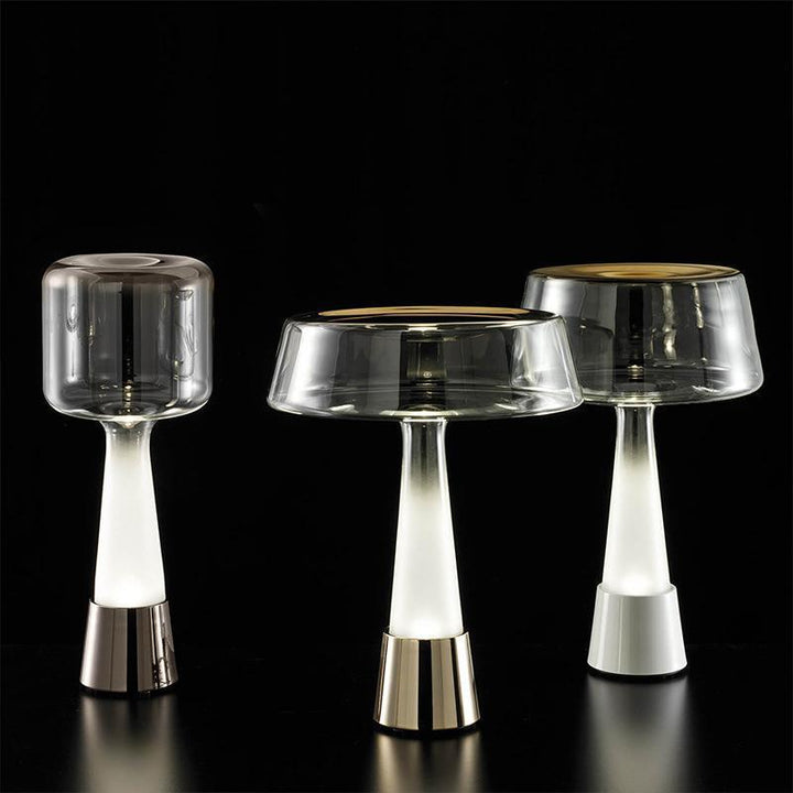Contemporary Glass Table Lamp